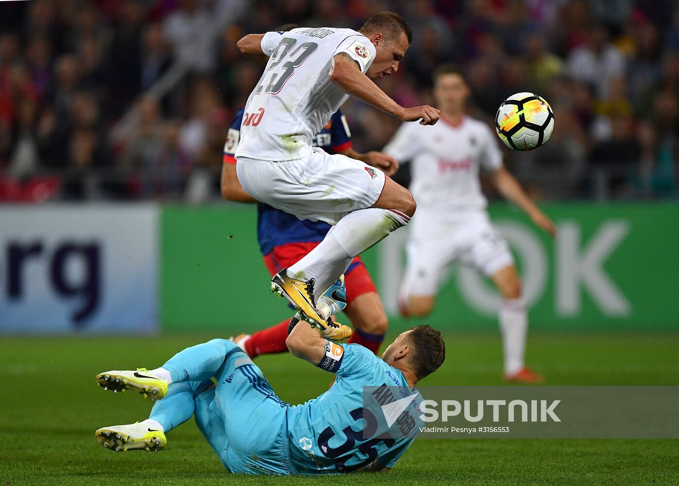 Russian Football Premier League. CSKA vs. Lokomotiv