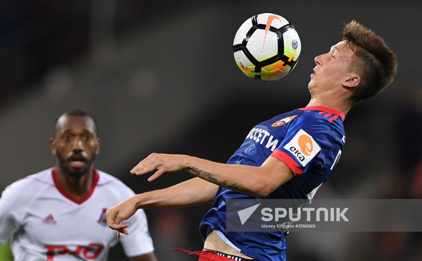 Russian Football Premier League. CSKA vs. Lokomotiv