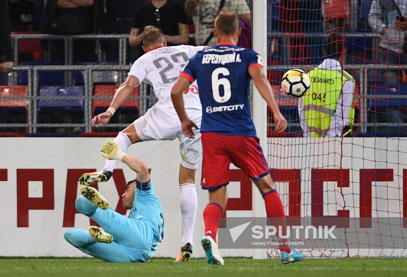 Russian Football Premier League. CSKA vs. Lokomotiv