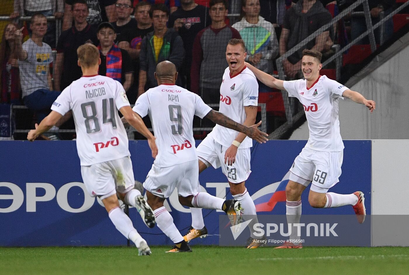 Russian Football Premier League. CSKA vs. Lokomotiv