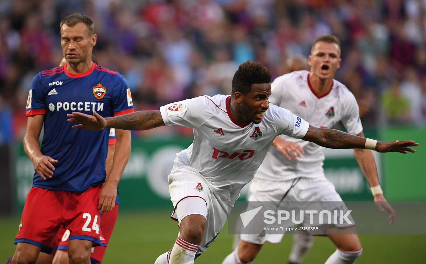 Russian Football Premier League. CSKA vs. Lokomotiv