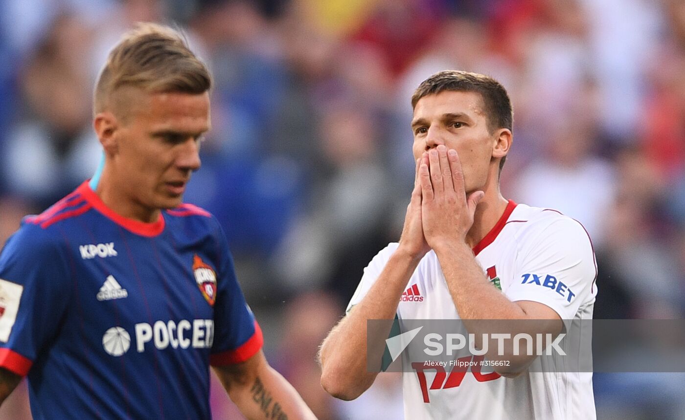 Russian Football Premier League. CSKA vs. Lokomotiv