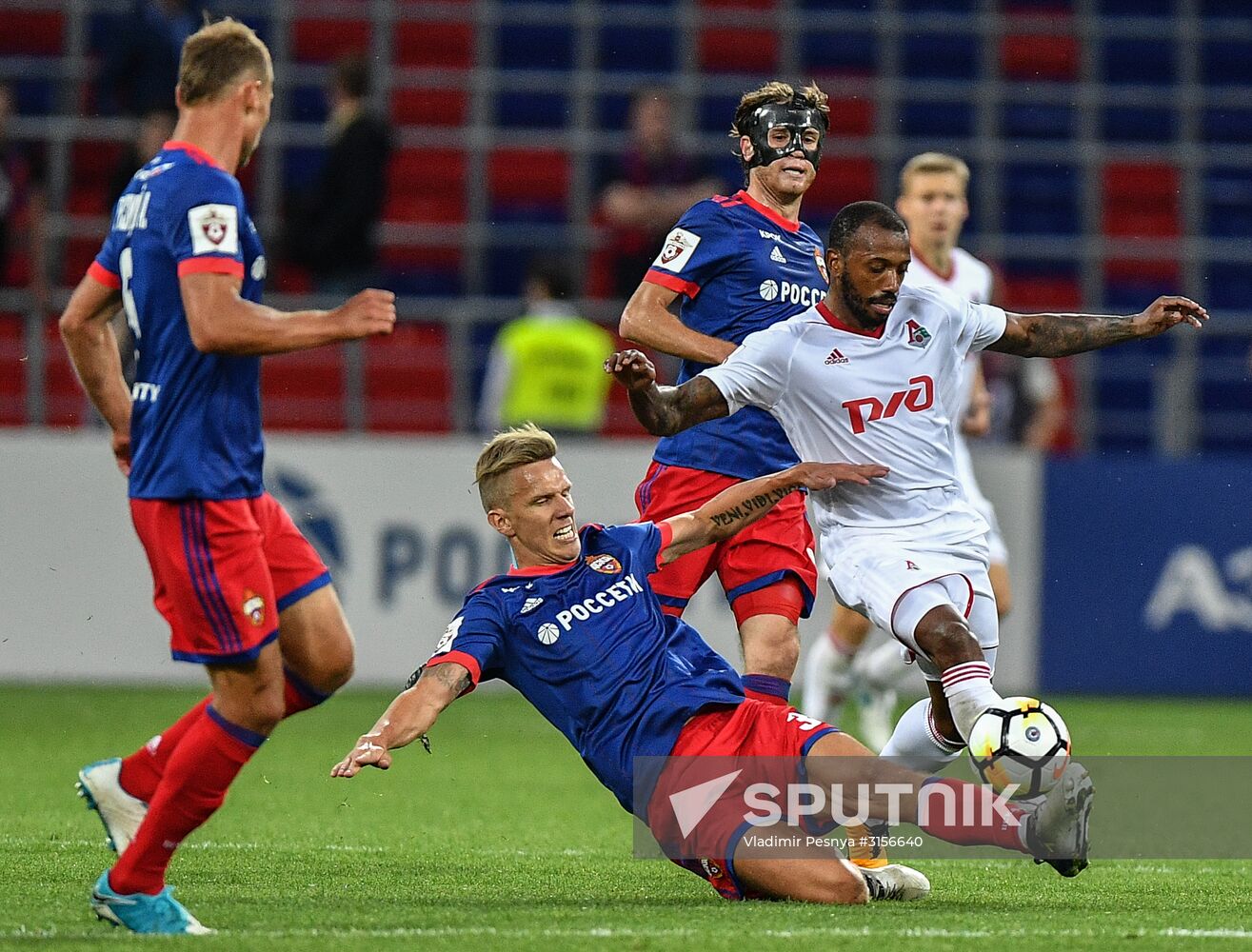 Russian Football Premier League. CSKA vs. Lokomotiv