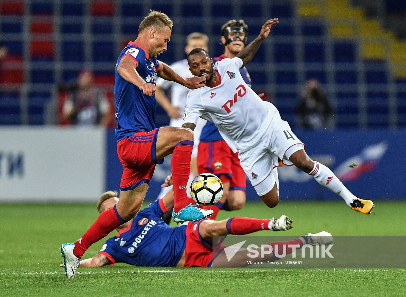 Russian Football Premier League. CSKA vs. Lokomotiv