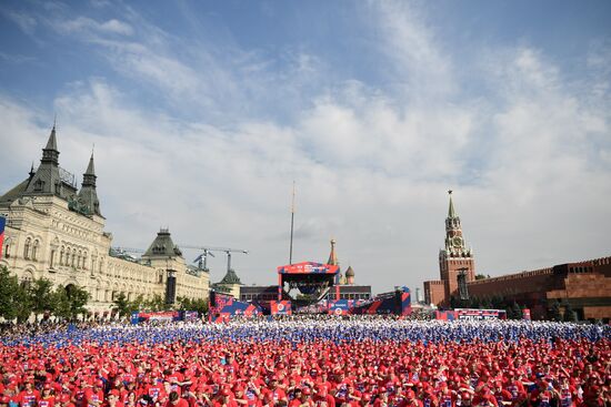 Russian Boxing Day on Red Square