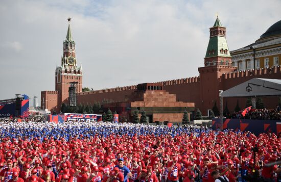 Russian Boxing Day on Red Square