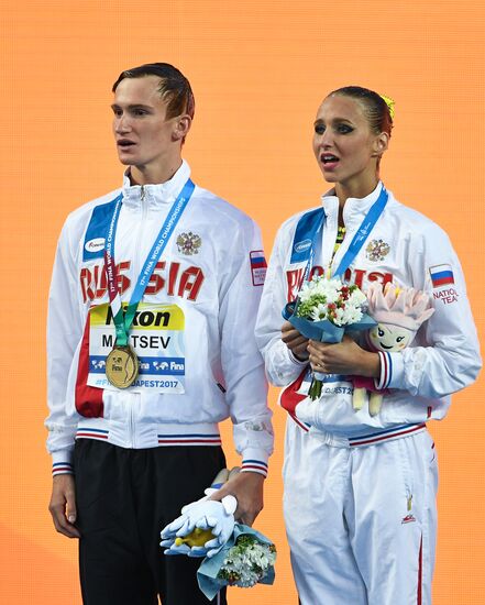2017 FINA World Championships. Synchronized swimming. Mixed duet free routine. Finals