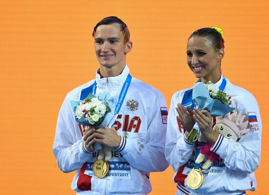 2017 FINA World Championships. Synchronized swimming. Mixed duet free routine. Finals