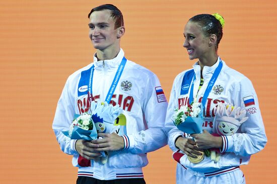 2017 FINA World Championships. Synchronized swimming. Mixed duet free routine. Finals