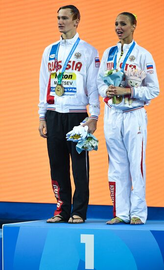 2017 FINA World Championships. Synchronized swimming. Mixed duet free routine. Finals