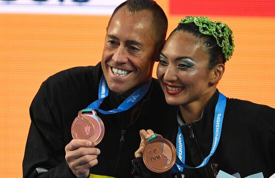 2017 FINA World Championships. Synchronized swimming. Mixed duet free routine. Finals