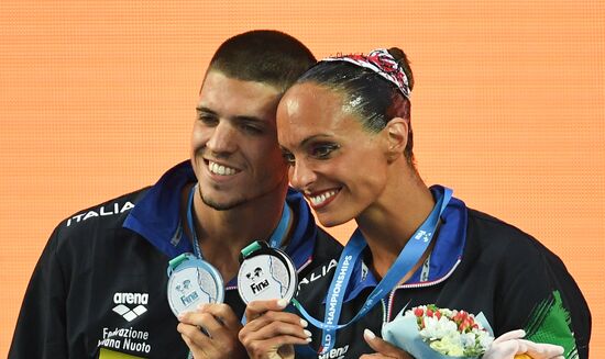 2017 FINA World Championships. Synchronized swimming. Mixed duet free routine. Finals