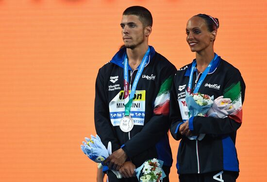 2017 FINA World Championships. Synchronized swimming. Mixed duet free routine. Finals