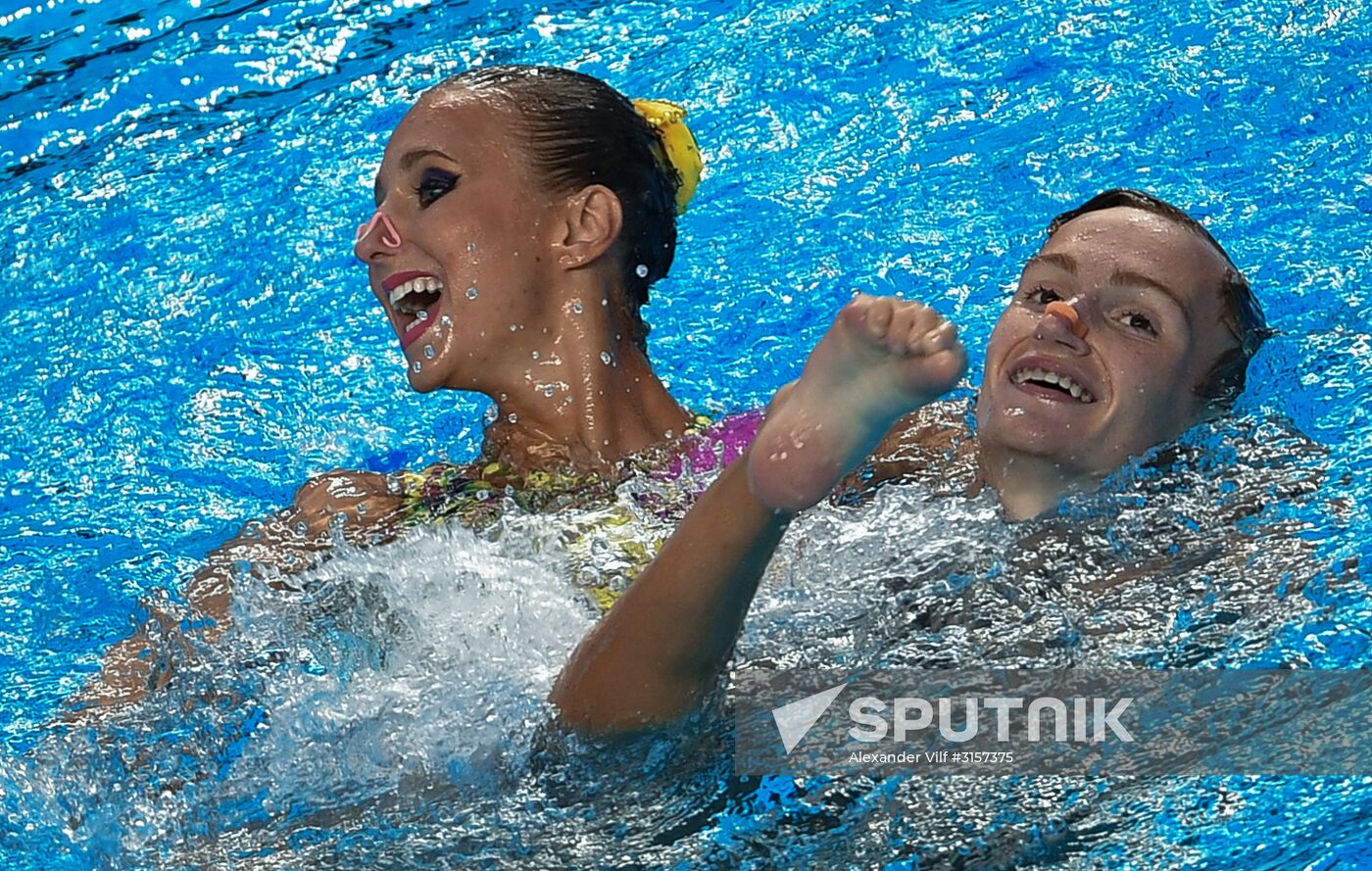 2017 FINA World Championships. Synchronized swimming. Mixed duet free routine. Finals