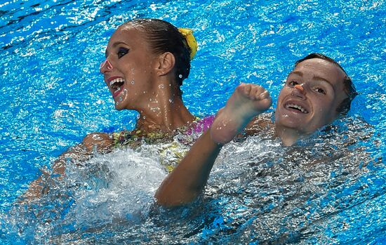 2017 FINA World Championships. Synchronized swimming. Mixed duet free routine. Finals