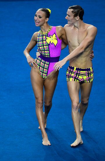 2017 FINA World Championships. Synchronized swimming. Mixed duet free routine. Finals