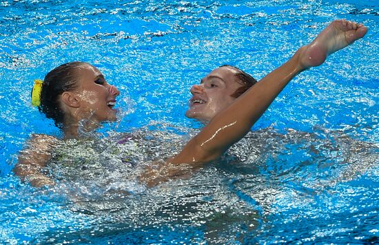 2017 FINA World Championships. Synchronized swimming. Mixed duet free routine. Finals