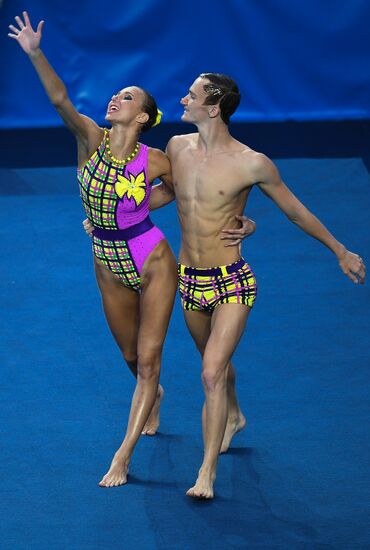 2017 FINA World Championships. Synchronized swimming. Mixed duet free routine. Finals