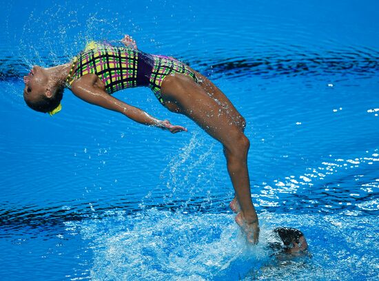 2017 FINA World Championships. Synchronized swimming. Mixed duet free routine. Finals