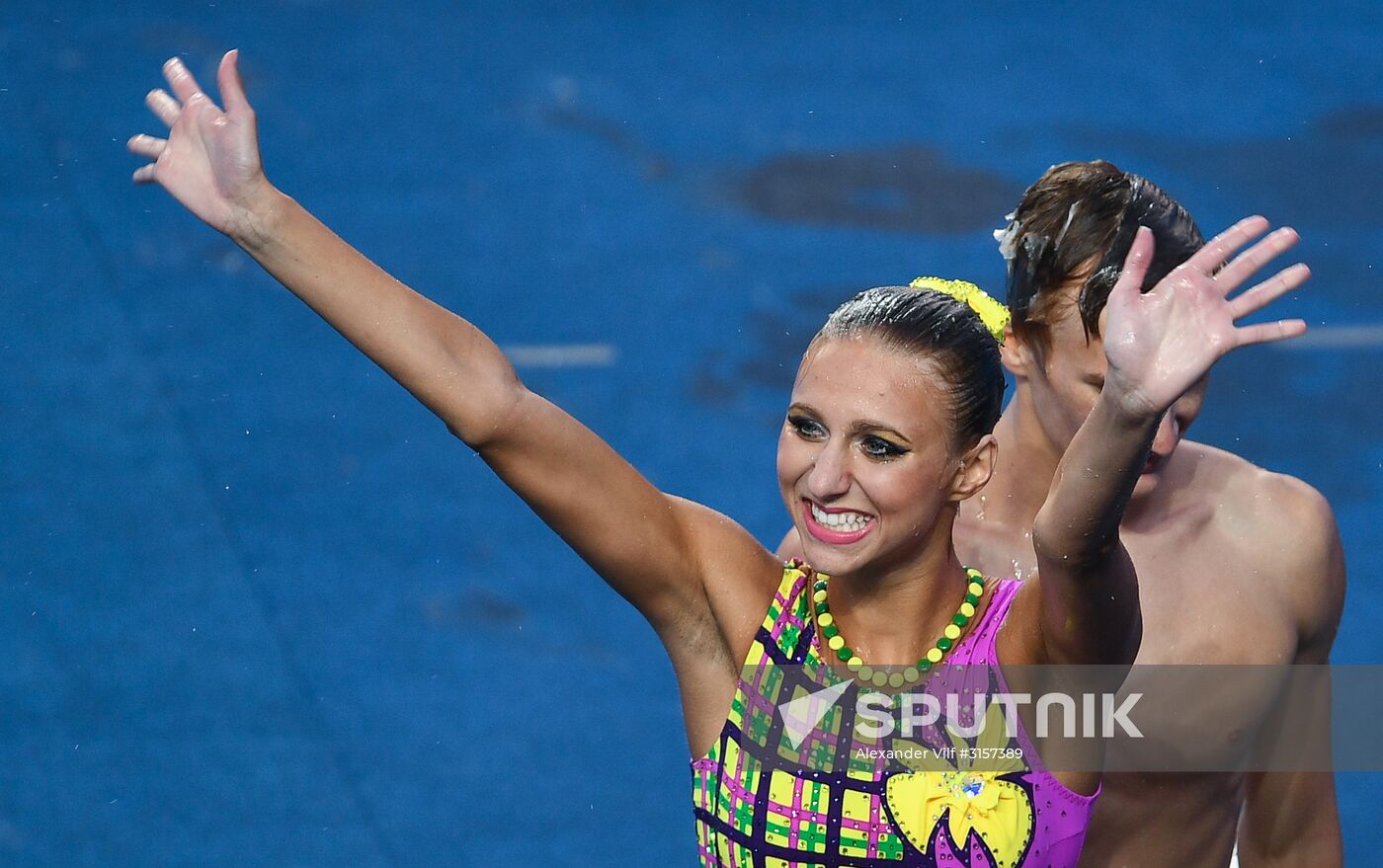 2017 FINA World Championships. Synchronized swimming. Mixed duet free routine. Finals