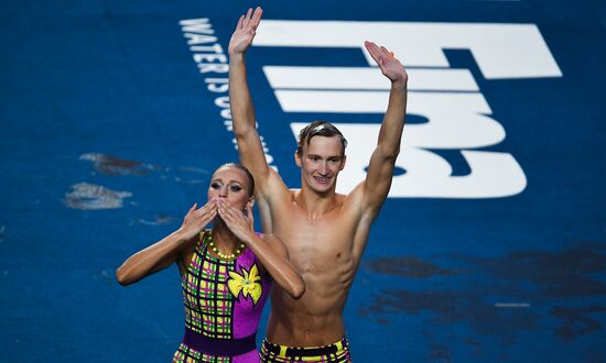 2017 FINA World Championships. Synchronized swimming. Mixed duet free routine. Finals