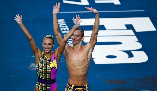 2017 FINA World Championships. Synchronized swimming. Mixed duet free routine. Finals