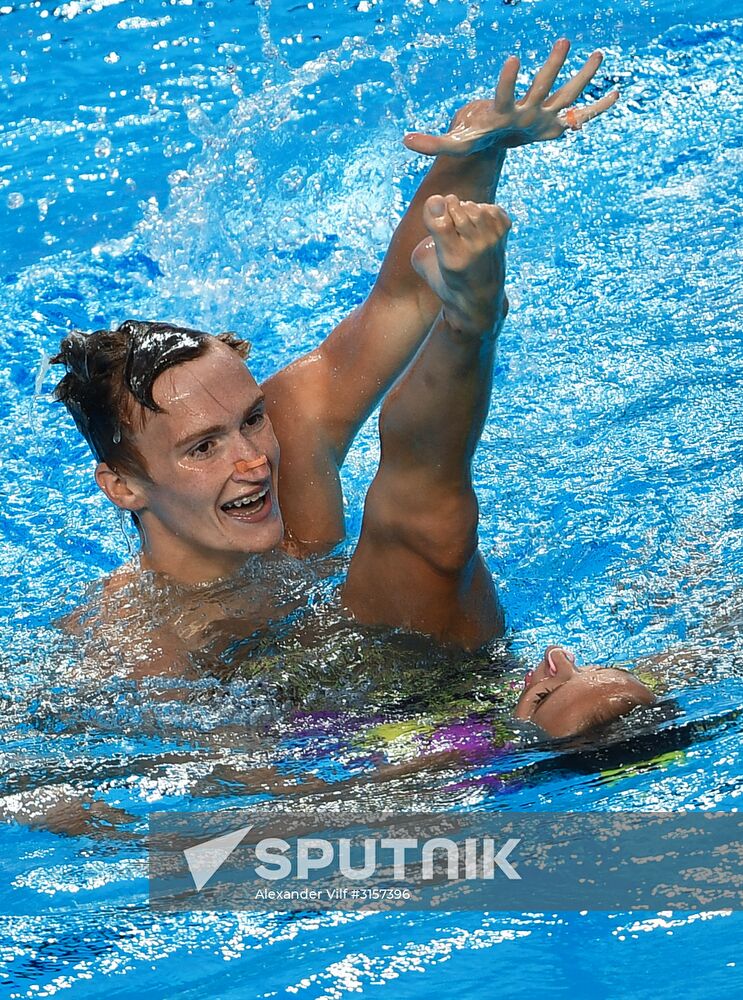 2017 FINA World Championships. Synchronized swimming. Mixed duet free routine. Finals