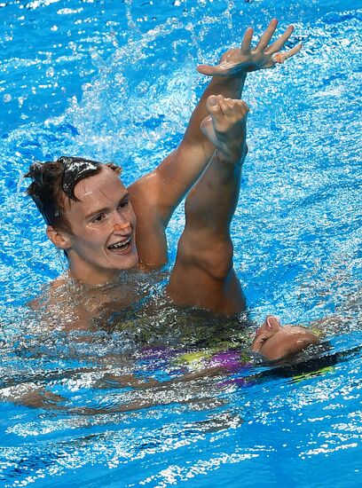 2017 FINA World Championships. Synchronized swimming. Mixed duet free routine. Finals
