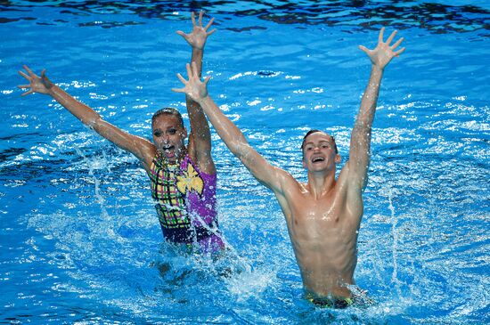 2017 FINA World Championships. Synchronized swimming. Mixed duet free routine. Finals