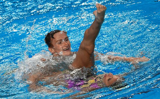 2017 FINA World Championships. Synchronized swimming. Mixed duet free routine. Finals