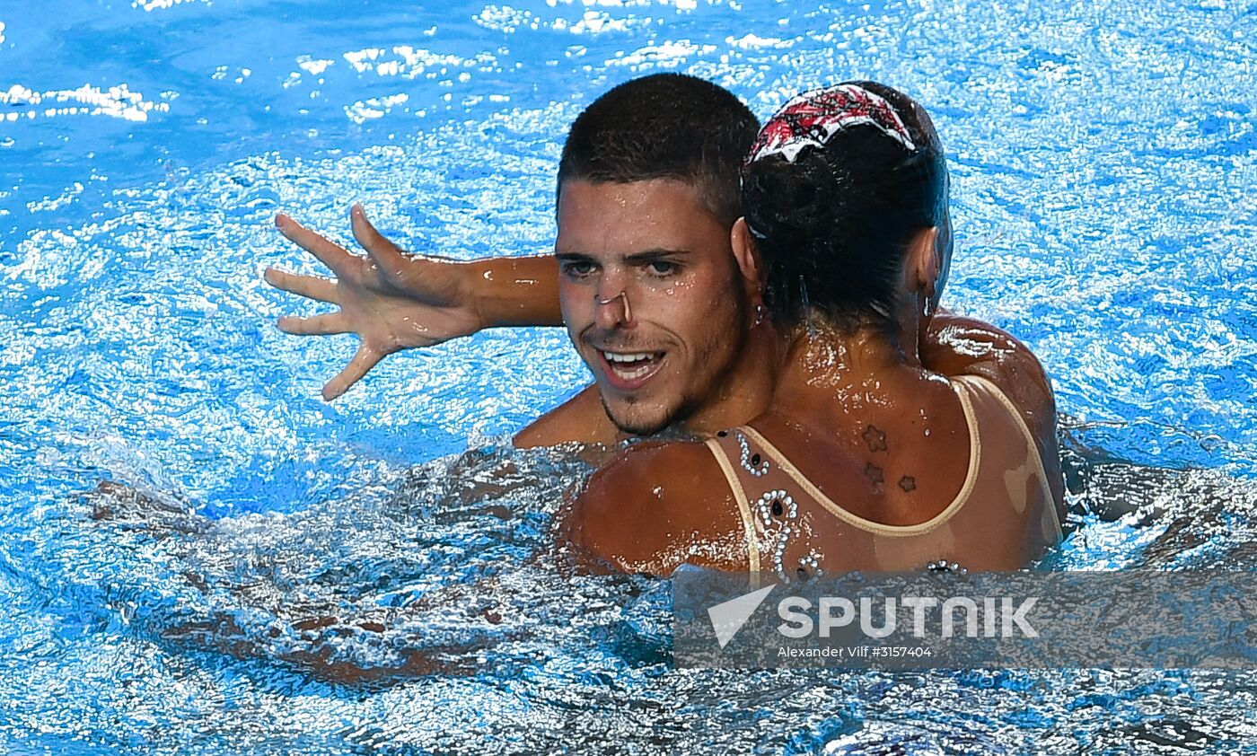 2017 FINA World Championships. Synchronized swimming. Mixed duet free routine. Finals