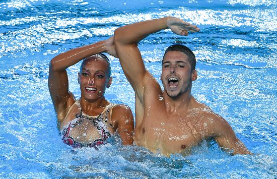 2017 FINA World Championships. Synchronized swimming. Mixed duet free routine. Finals