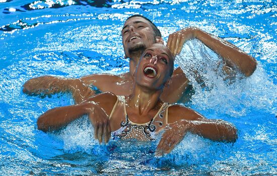 2017 FINA World Championships. Synchronized swimming. Mixed duet free routine. Finals