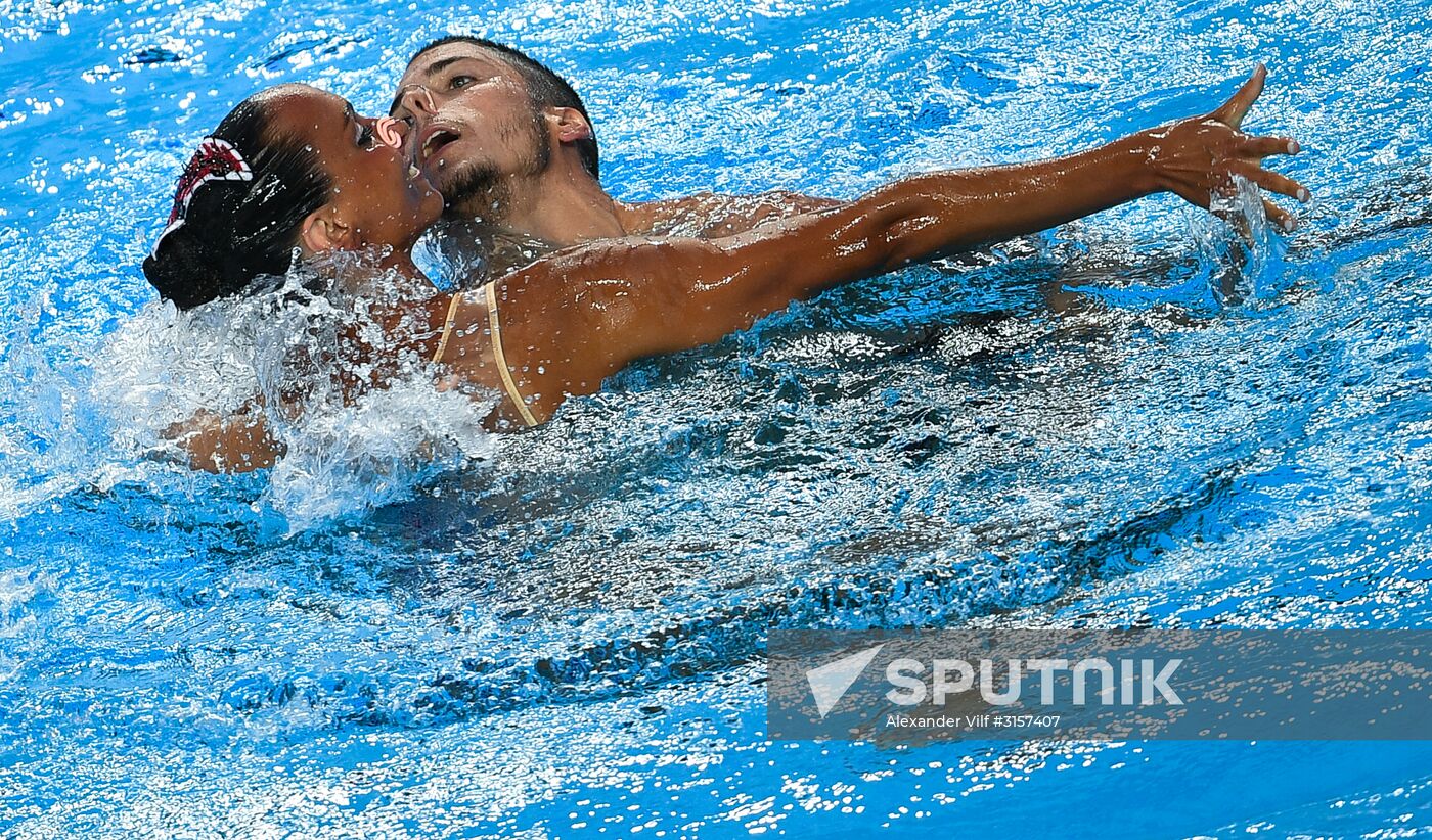 2017 FINA World Championships. Synchronized swimming. Mixed duet free routine. Finals