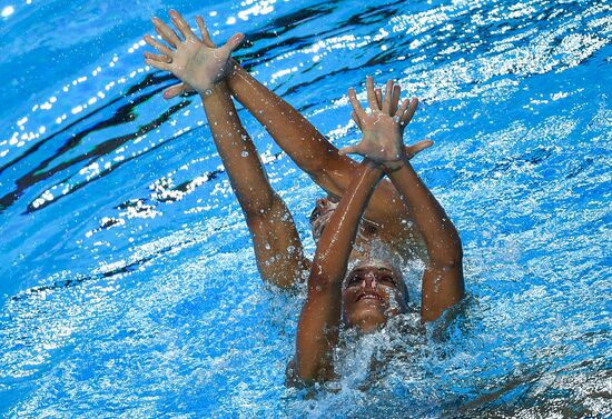 2017 FINA World Championships. Synchronized swimming. Mixed duet free routine. Finals