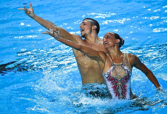 2017 FINA World Championships. Synchronized swimming. Mixed duet free routine. Finals