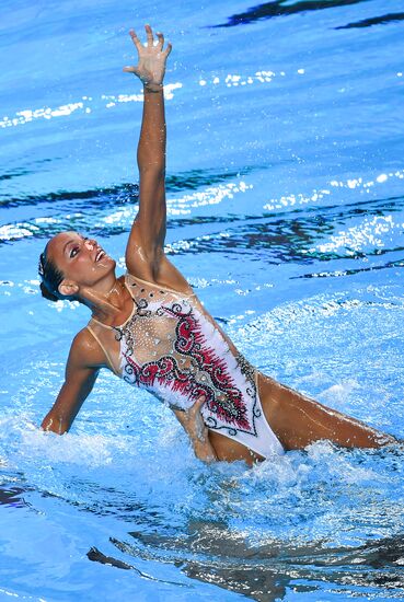 2017 FINA World Championships. Synchronized swimming. Mixed duet free routine. Finals