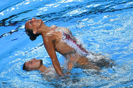 2017 FINA World Championships. Synchronized swimming. Mixed duet free routine. Finals