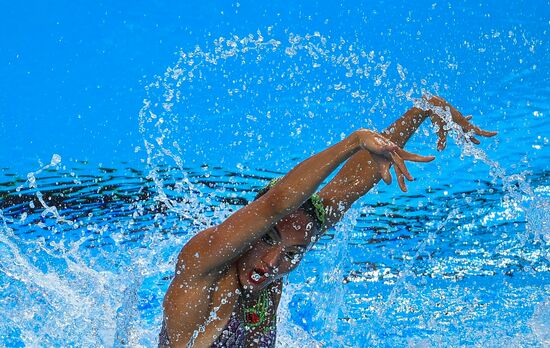 2017 FINA World Championships. Synchronized swimming. Mixed duet free routine. Finals