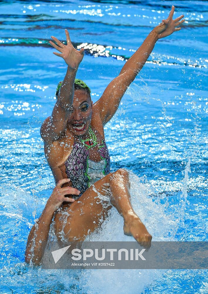 2017 FINA World Championships. Synchronized swimming. Mixed duet free routine. Finals