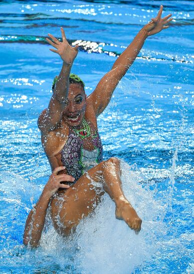 2017 FINA World Championships. Synchronized swimming. Mixed duet free routine. Finals