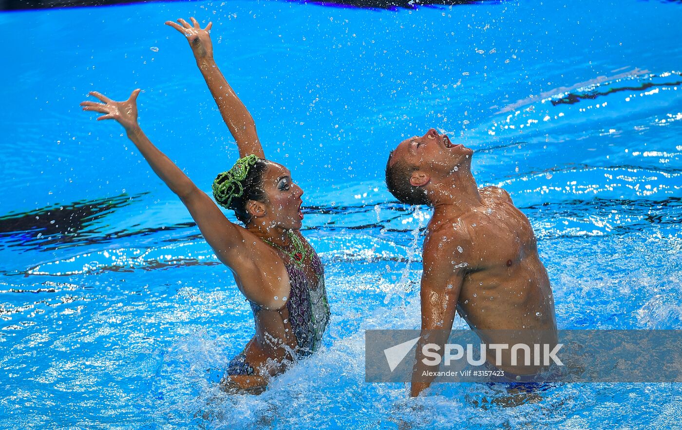 2017 FINA World Championships. Synchronized swimming. Mixed duet free routine. Finals