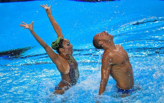 2017 FINA World Championships. Synchronized swimming. Mixed duet free routine. Finals