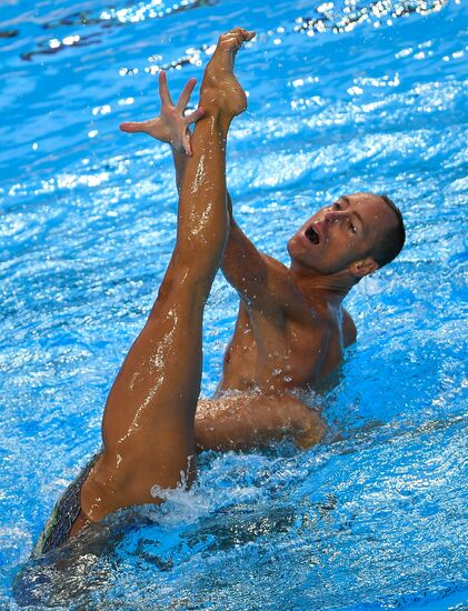 2017 FINA World Championships. Synchronized swimming. Mixed duet free routine. Finals