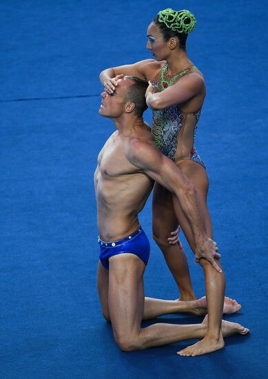 2017 FINA World Championships. Synchronized swimming. Mixed duet free routine. Finals