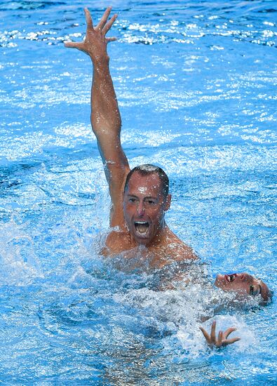 2017 FINA World Championships. Synchronized swimming. Mixed duet free routine. Finals