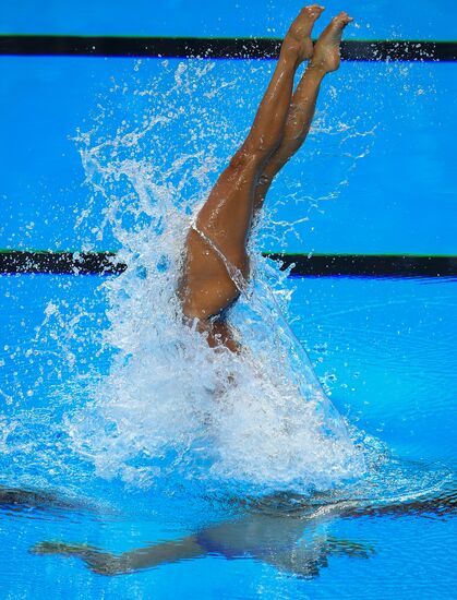 2017 FINA World Championships. Synchronized swimming. Mixed duet free routine. Finals