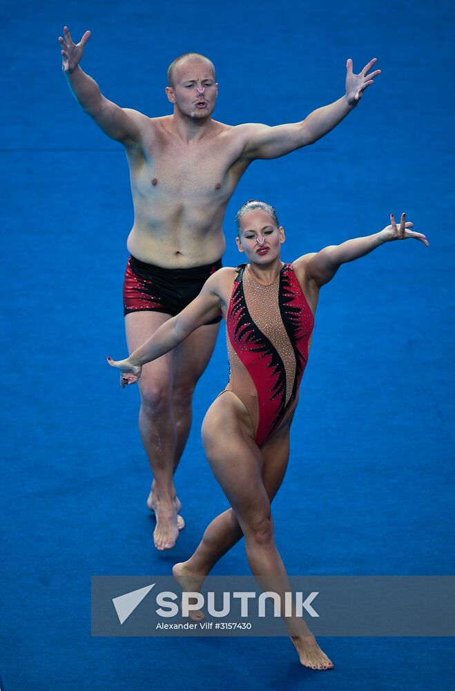 2017 FINA World Championships. Synchronized swimming. Mixed duet free routine. Finals