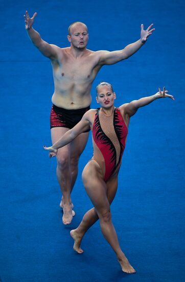 2017 FINA World Championships. Synchronized swimming. Mixed duet free routine. Finals