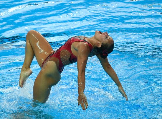 2017 FINA World Championships. Synchronized swimming. Mixed duet free routine. Finals
